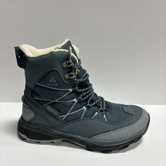 Kamik Women’s Trek Ice Blue Waterproof Winter Boots, Size 9 M